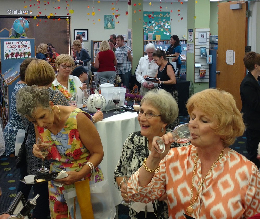 Attendees enjoyed food and beverage at the 2016 event.