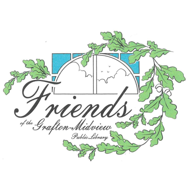 The photo shown is the official logo of the Friends of the Grafton-Midview Public Library