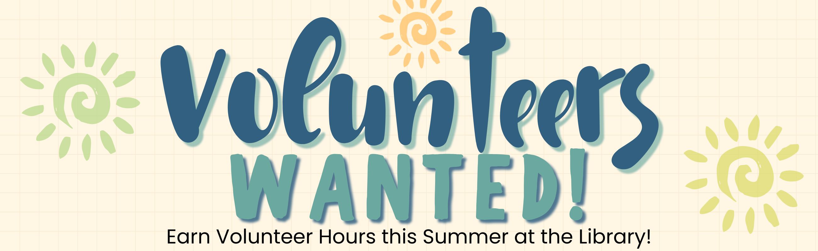 Volunteers Wanted!
