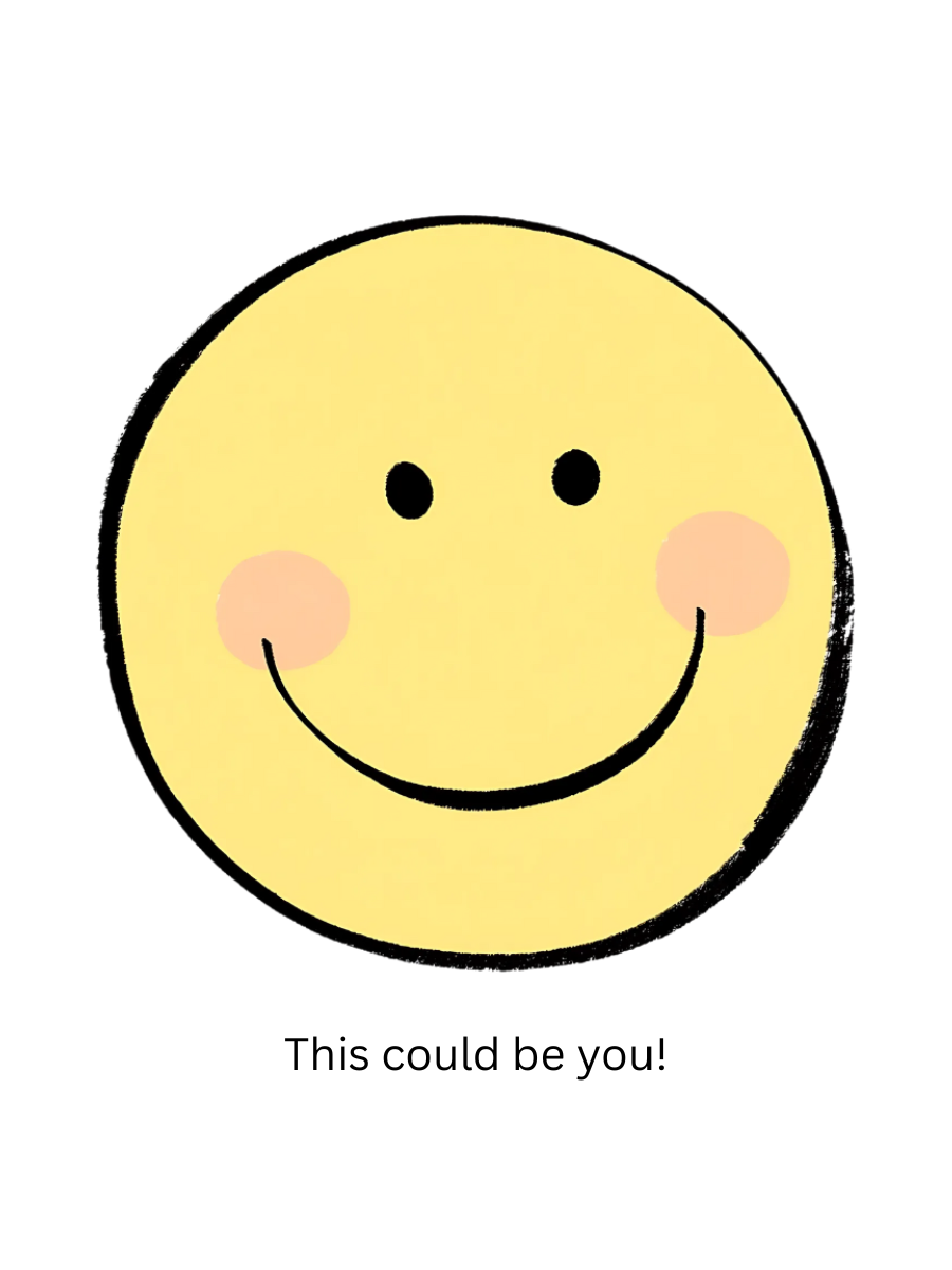 This smiling face could be you.