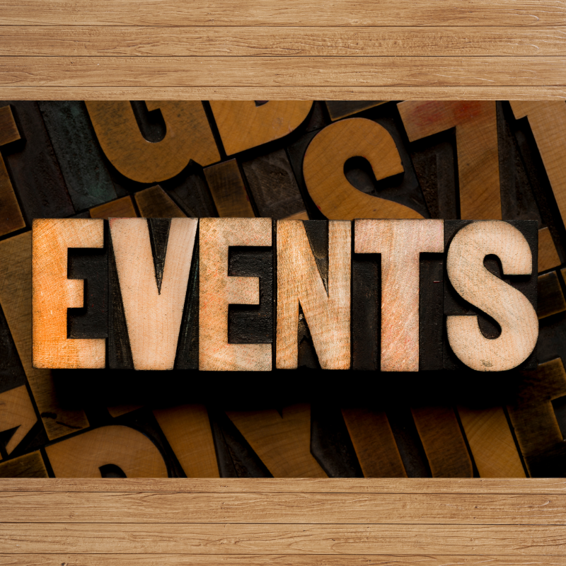 Learn of the new and upcoming events the Friends will be hosting.