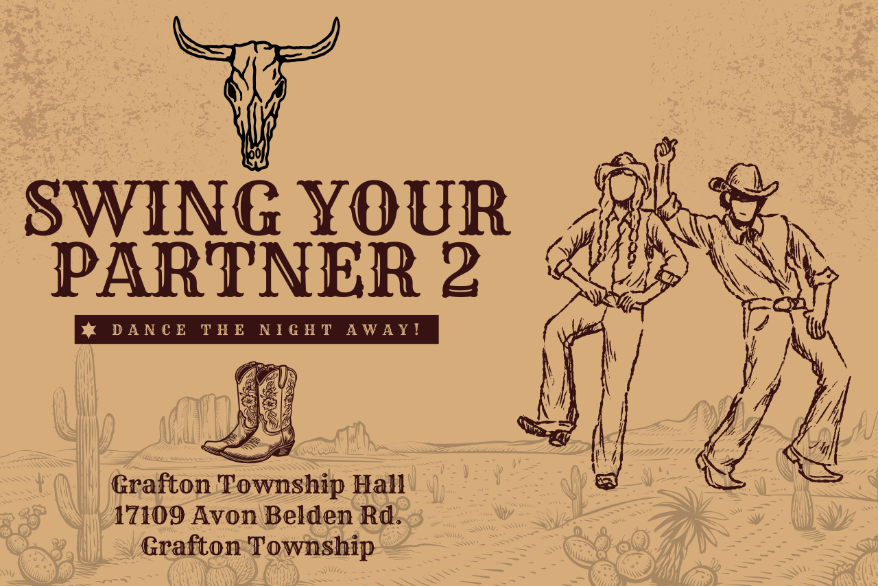Join the cowboys and Swing Your Partner at the Grafton Township Hall.