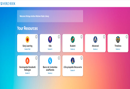 World Book encyclopedia and general reference tool
