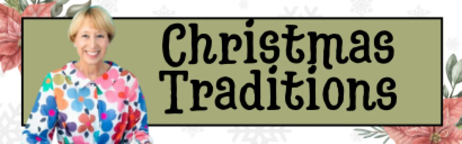 The presenter of the program Christmas Traditions graces the story block .