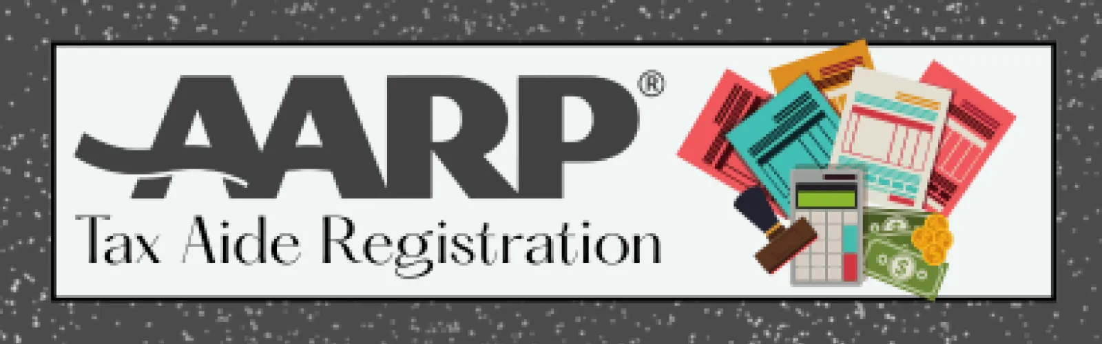 The AARP Tax Aide logo appears in a colorful background.
