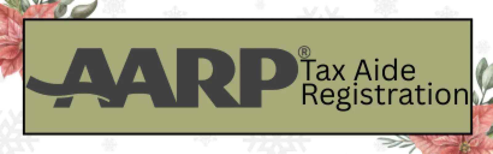 The AARP Tax Aide logo appears in a colorful background.