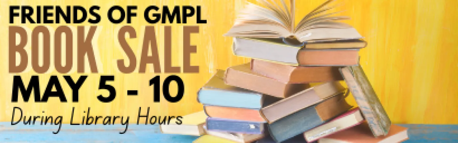 The Graphic contains the words Book Sale May 5 - 10 at the Grafton-Midview Public Library