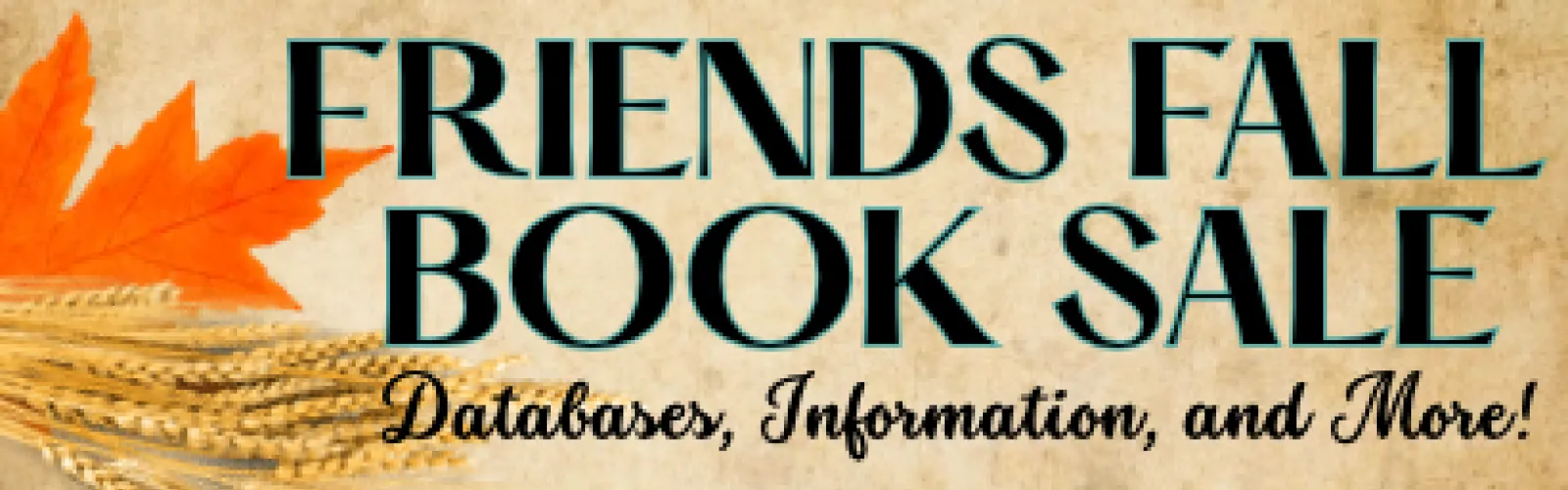 Friends Fall Book Sale