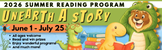 Summer Reading Starts June 1 through July 25